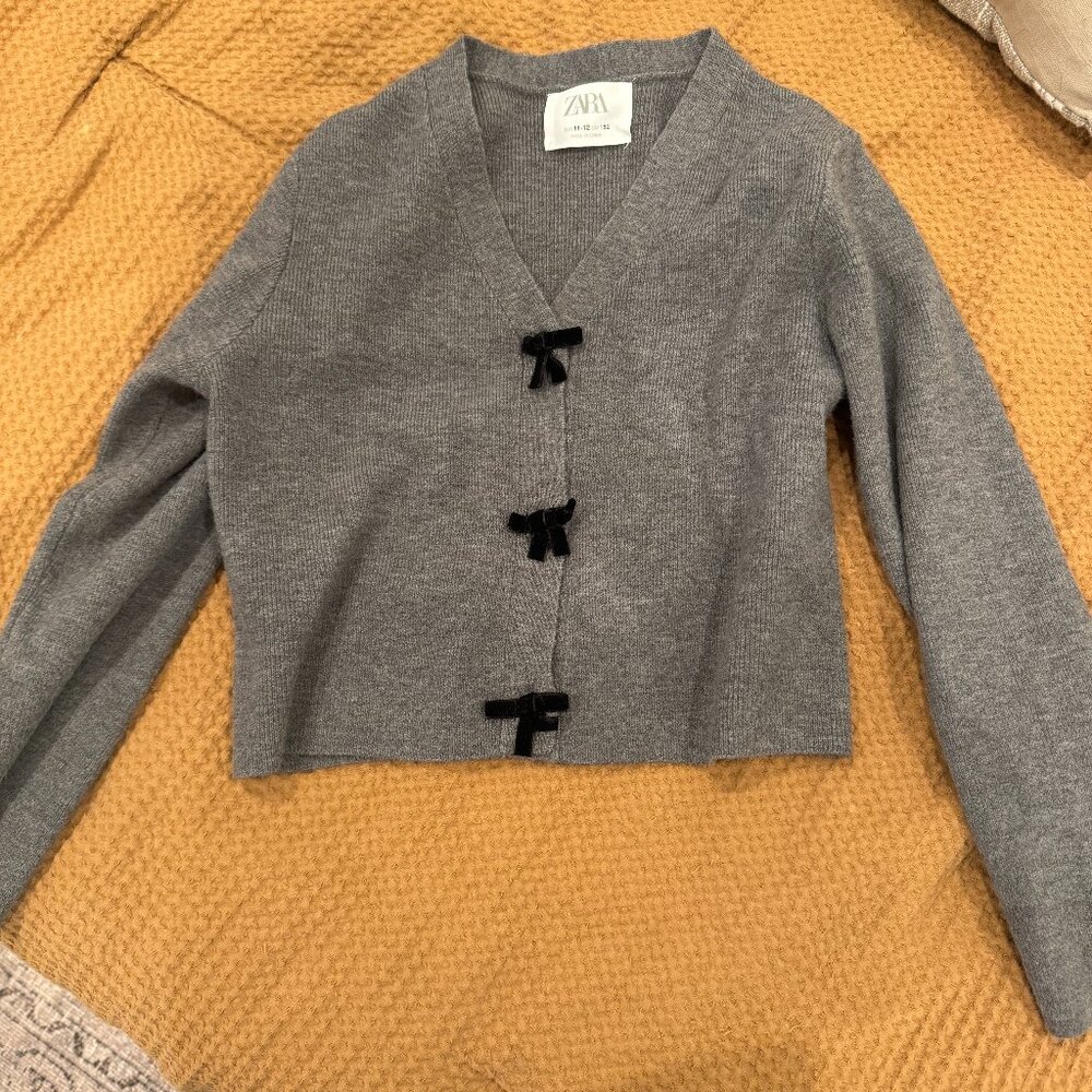 Zara Girls Bow Sweater Size 11-12